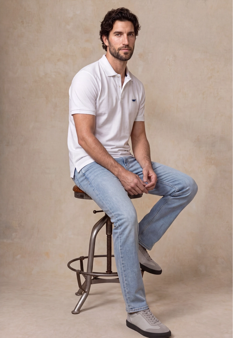 JEANS BALTIMORE LT. BLUE - 5