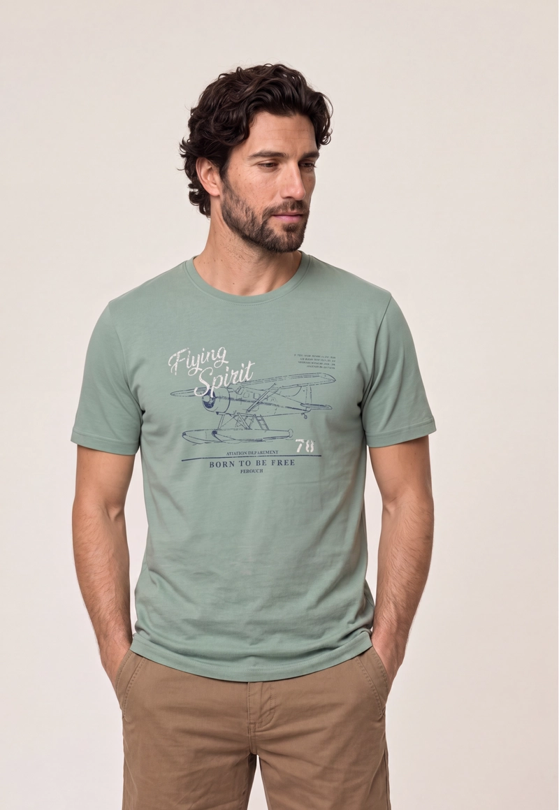 POLERA BAKERSVILLE DK. GREEN - 1