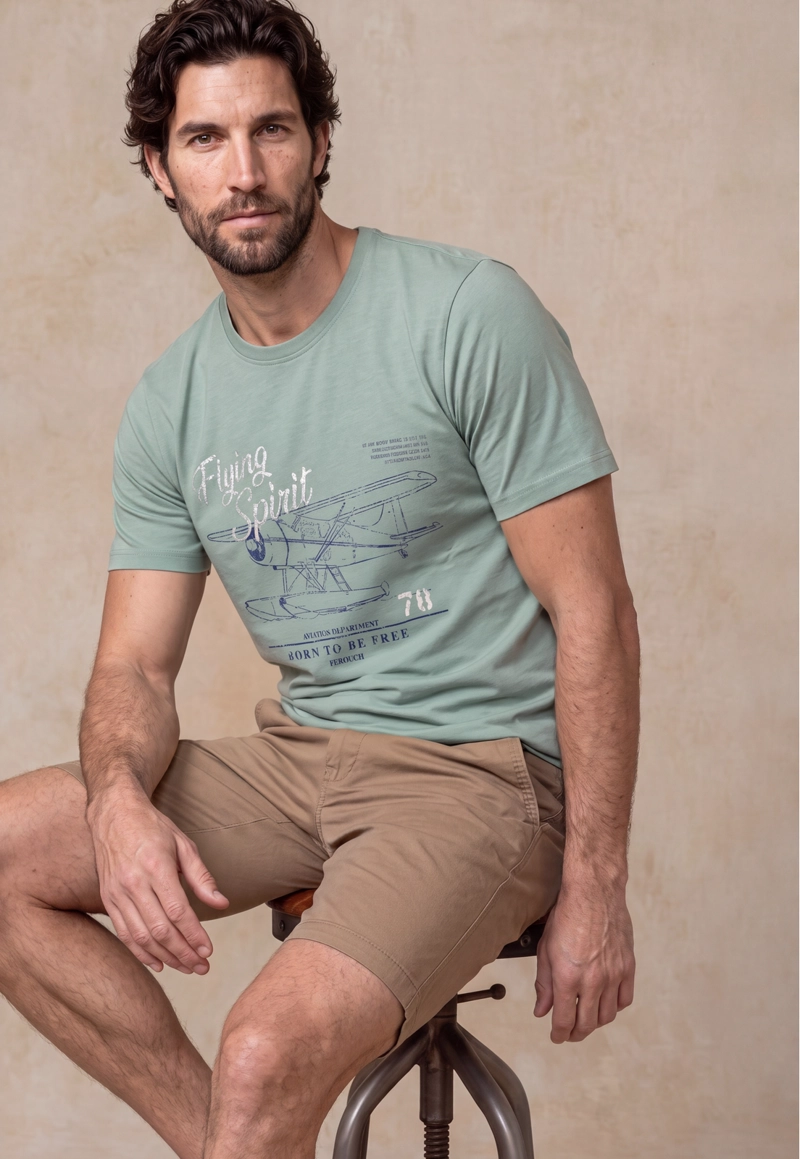 POLERA BAKERSVILLE DK. GREEN - 5