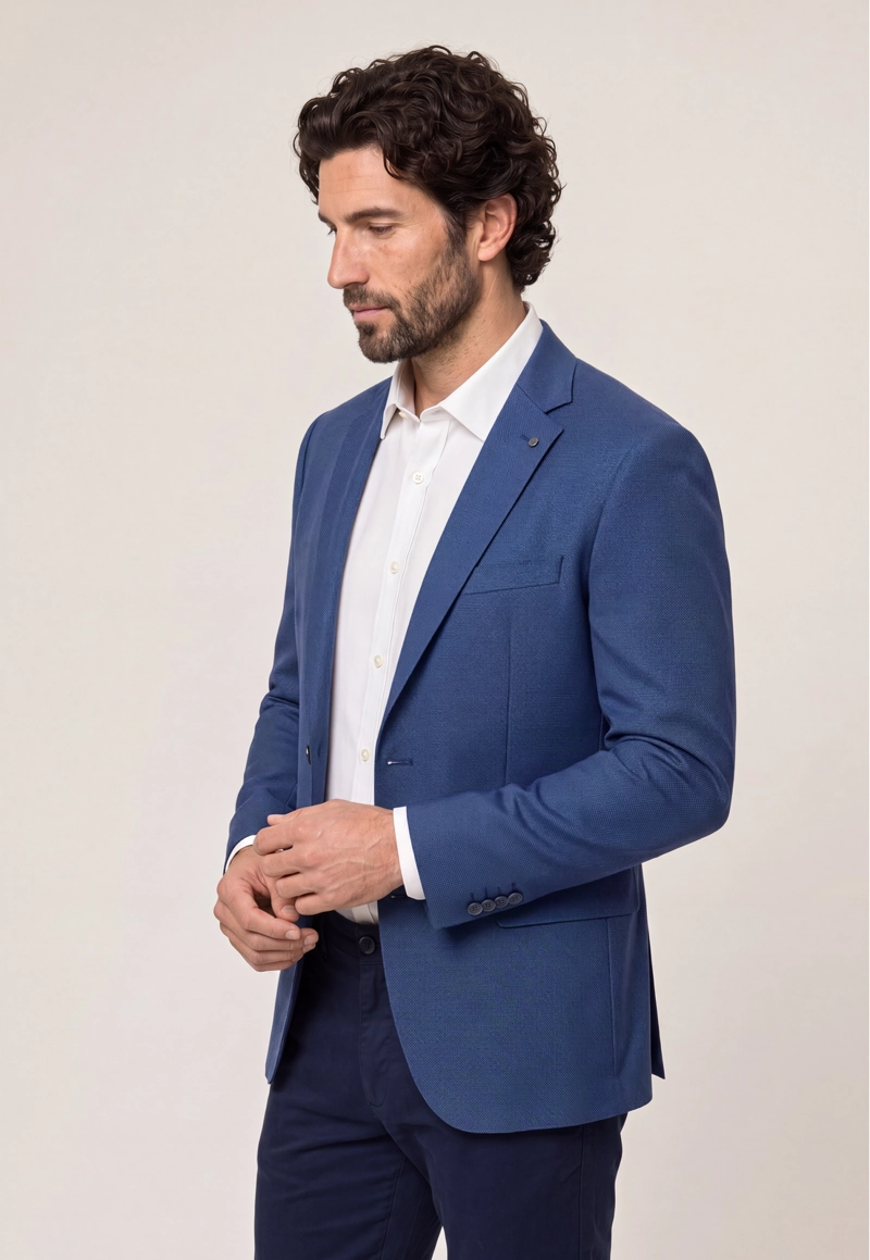 BLAZER BURBANK SLIM NAVY - 1
