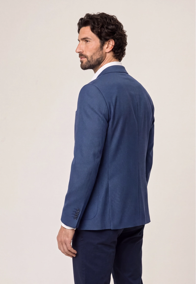 BLAZER BURBANK SLIM NAVY - 3