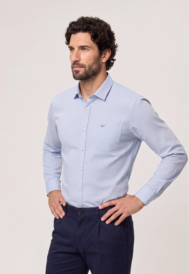 CAMISA BOISE BLUE - 1