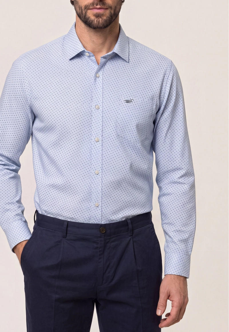 CAMISA BOISE BLUE - 4