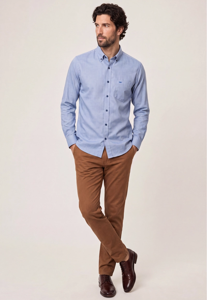CAMISA BAKERSFIELD BLUE - 2