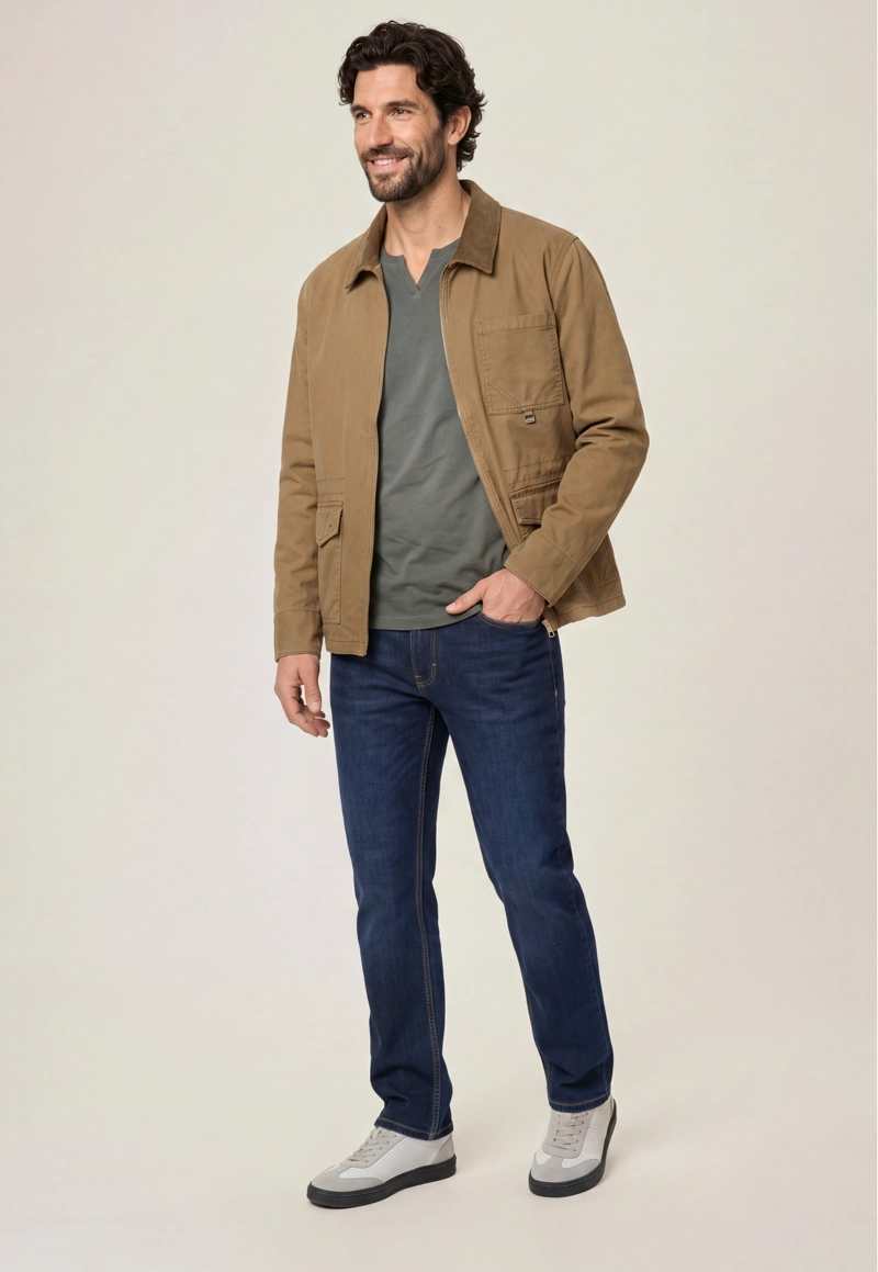 CHAQUETA BALTIMORE KHAKI - 2