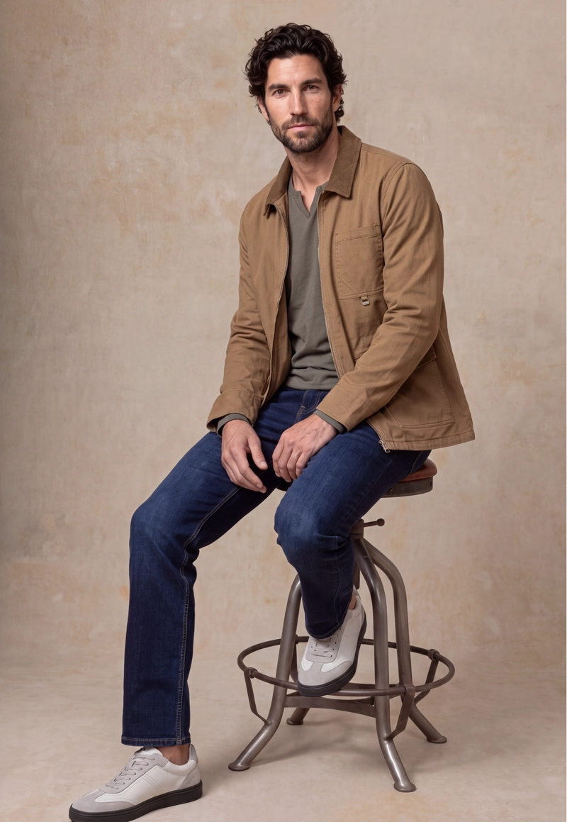 CHAQUETA BALTIMORE KHAKI - 5