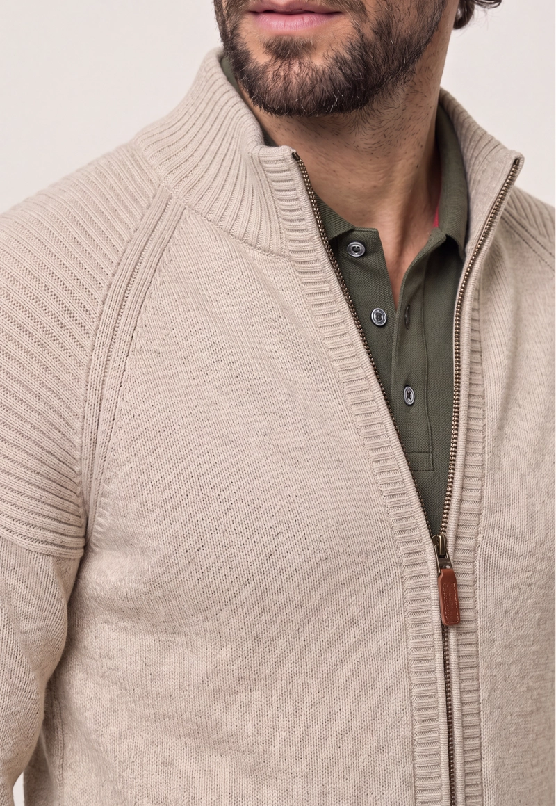 SWEATER BOSTON REGULAR BEIGE - 4
