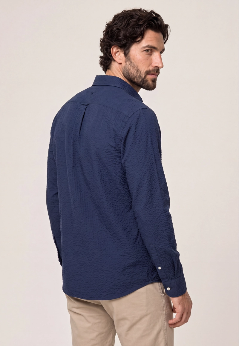 CAMISA BELLFLOWER NAVY - 3