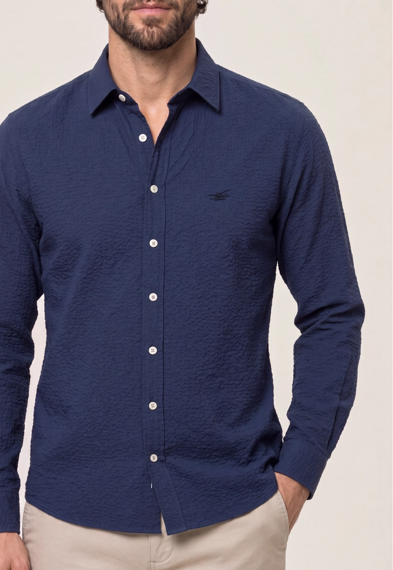 CAMISA BELLFLOWER NAVY - 4