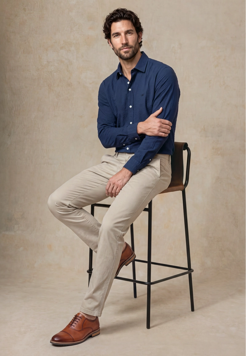 CAMISA BELLFLOWER NAVY - 5