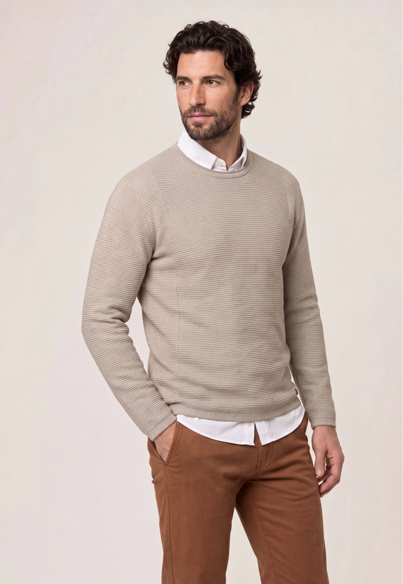 SWEATER BROOKLYN OYSTER - 1