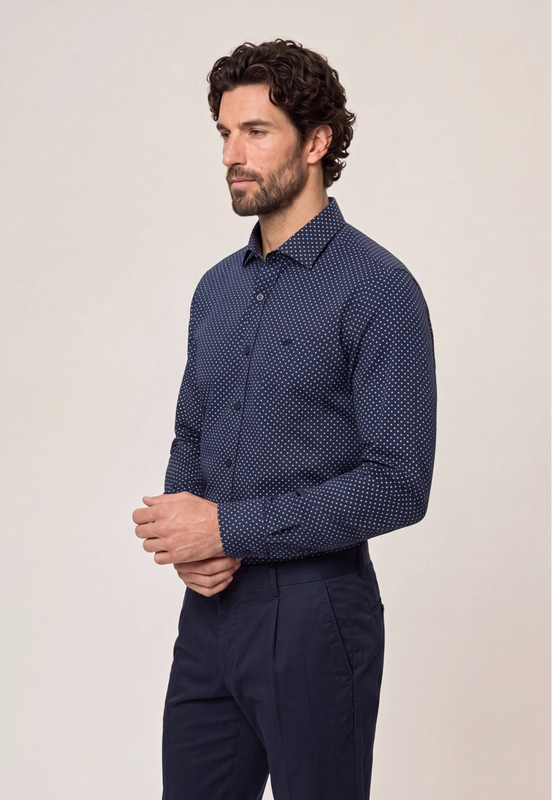 CAMISA BRISTOL NAVY - 1