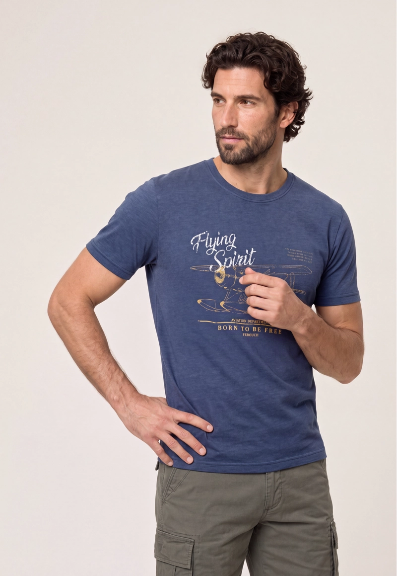 POLERA BAKERSVILLE NAVY - 1