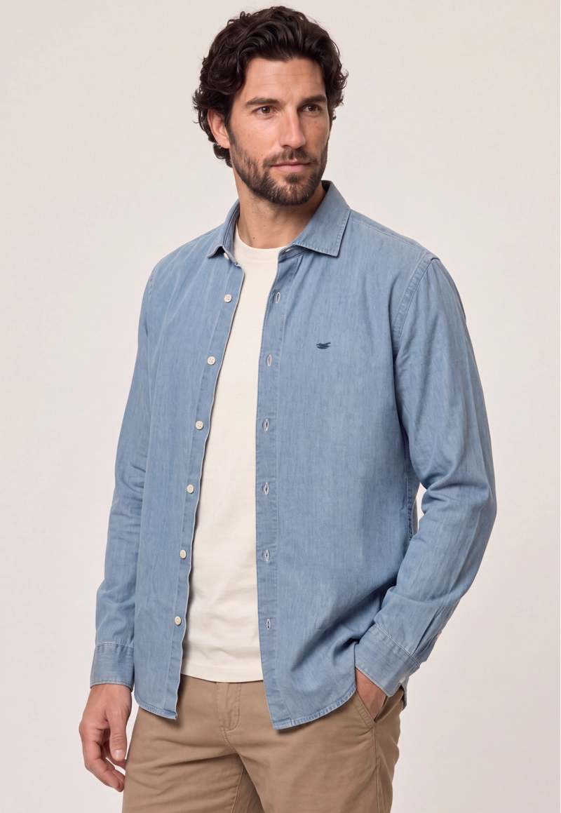 CAMISA BOSTON LT. BLUE - 1