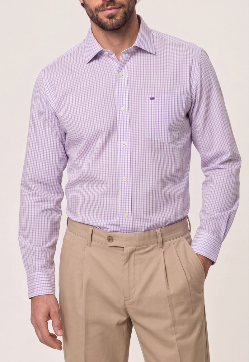 CAMISA BURBANK VIOLET - 4