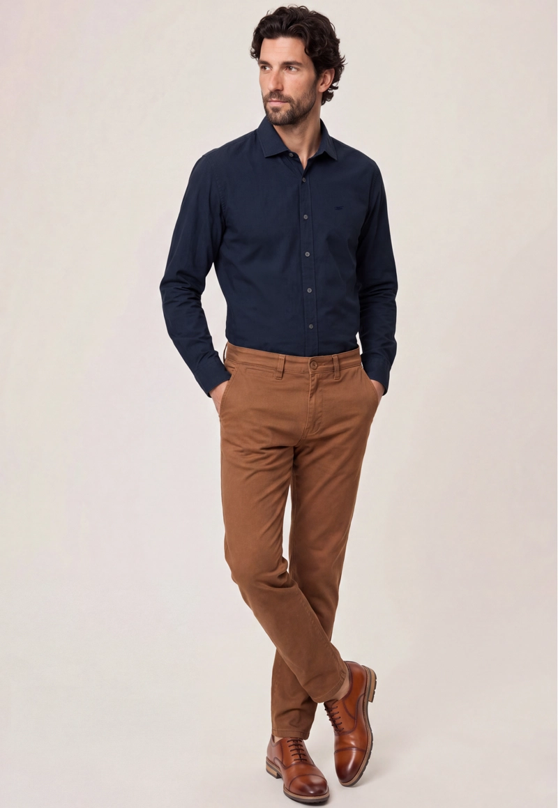 CAMISA BOLTON REGULAR NAVY - 2