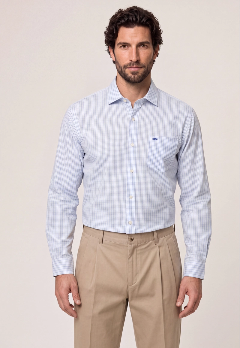 CAMISA BURBANK SKY - 1