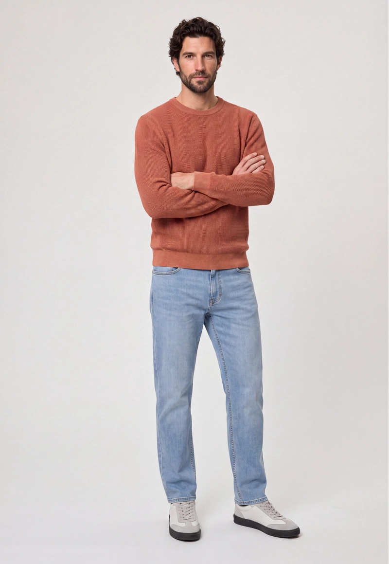 SWEATER BLANE SALMON - 2