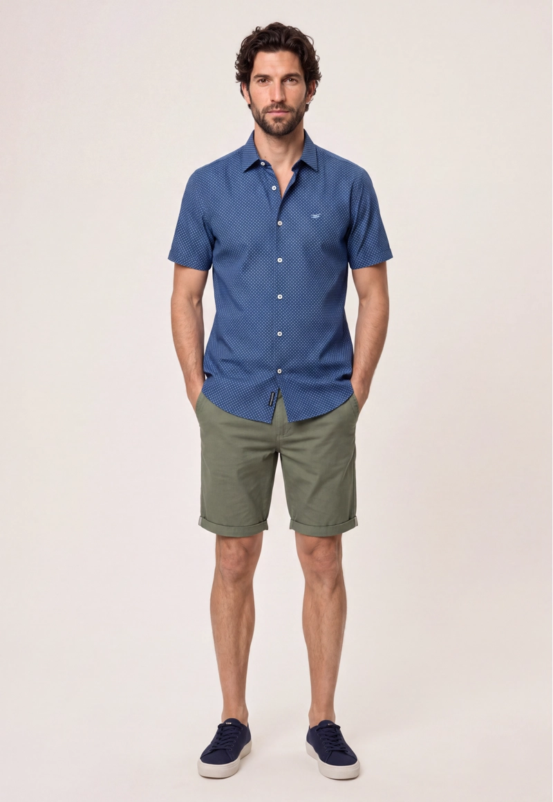 CAMISA CHESTER NAVY - 2
