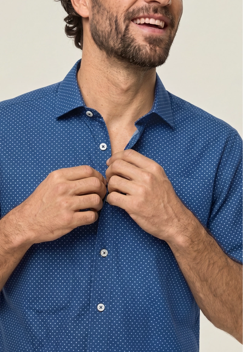 CAMISA CHESTER NAVY - 4