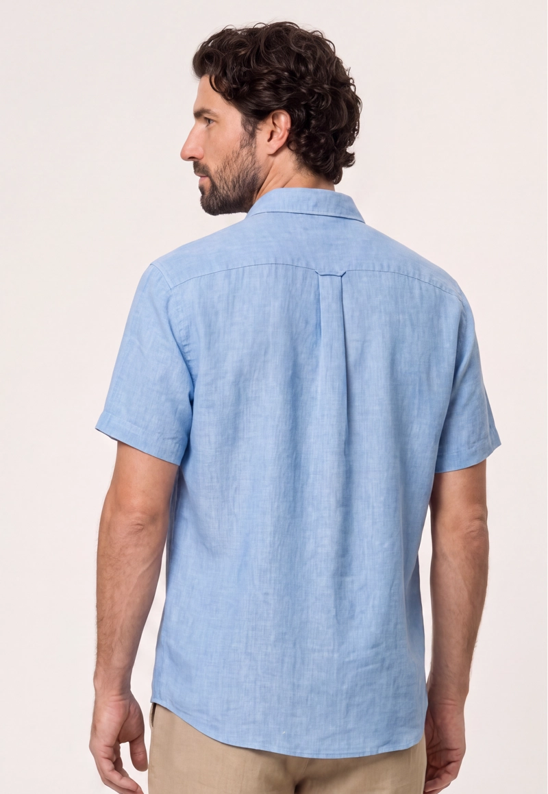 CAMISA SPORT LINO ATLANTA SKY - 3