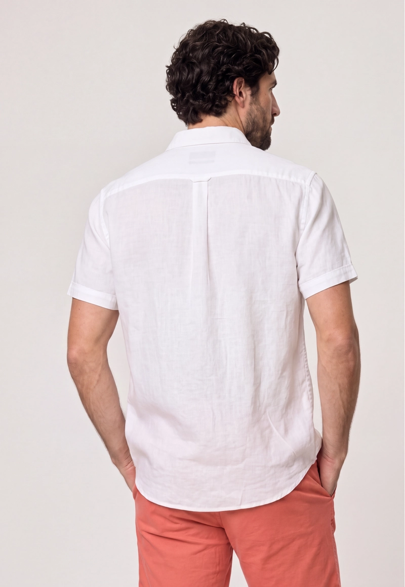 CAMISA SPORT LINO ATLANTA WHITE - 3