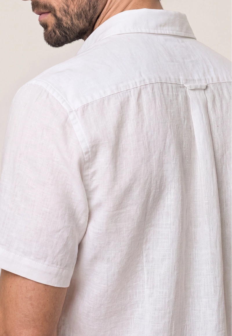 CAMISA SPORT LINO ATLANTA WHITE - 4