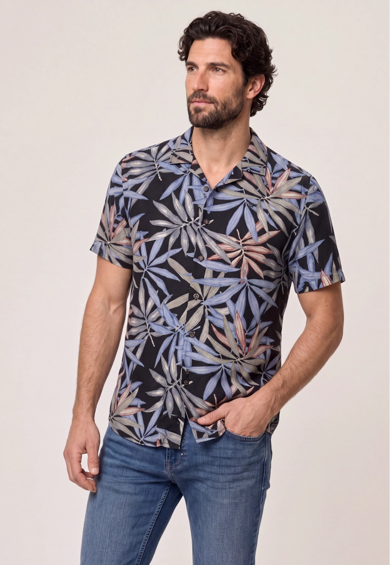 CAMISA CHESTERFIELD BLACK - 1