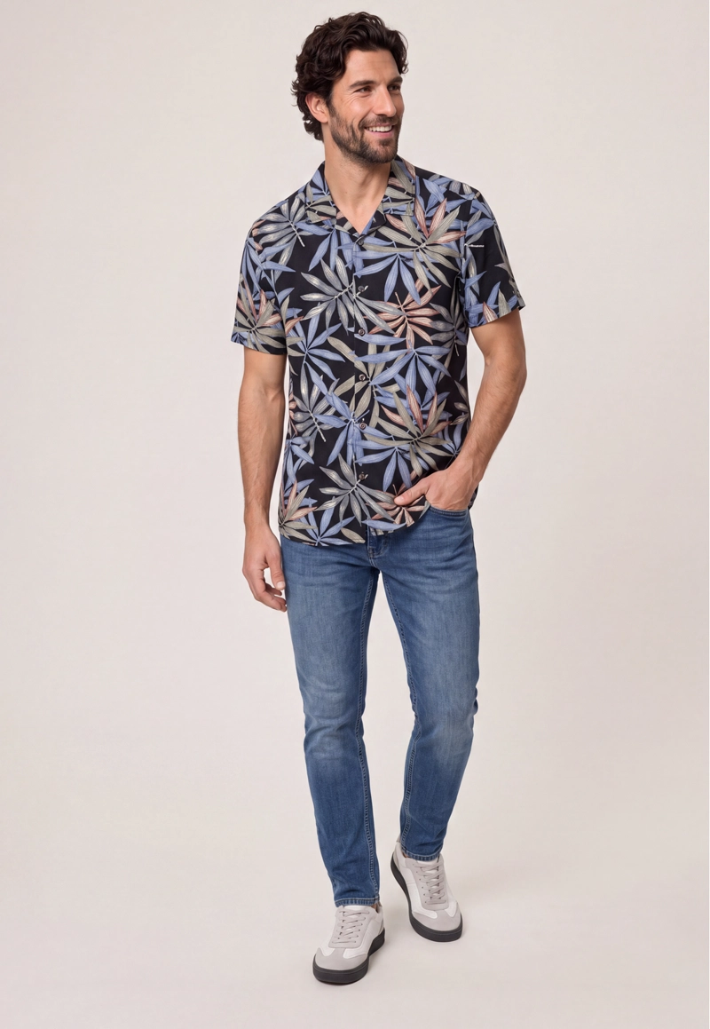 CAMISA CHESTERFIELD BLACK - 2