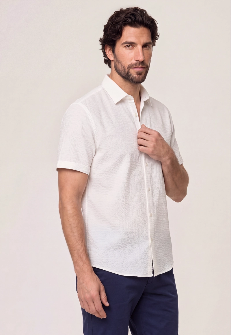 CAMISA CONCORD REGULAR WHITE - 1