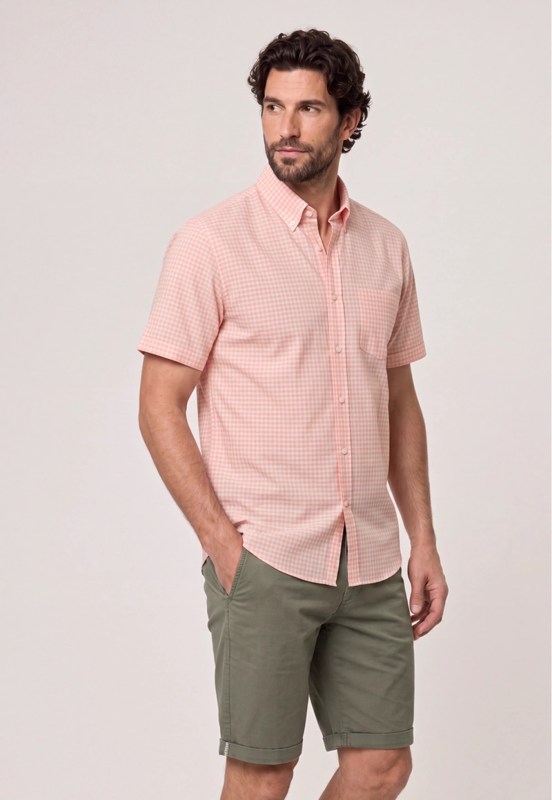 CAMISA CAMDEN SALMON - 1