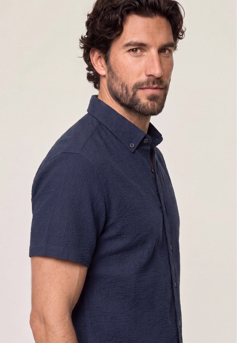 CAMISA CONCORD NAVY - 4