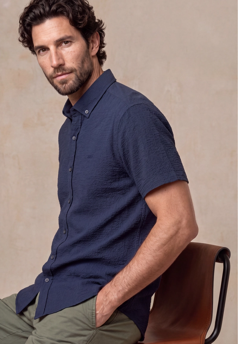 CAMISA CONCORD NAVY - 5