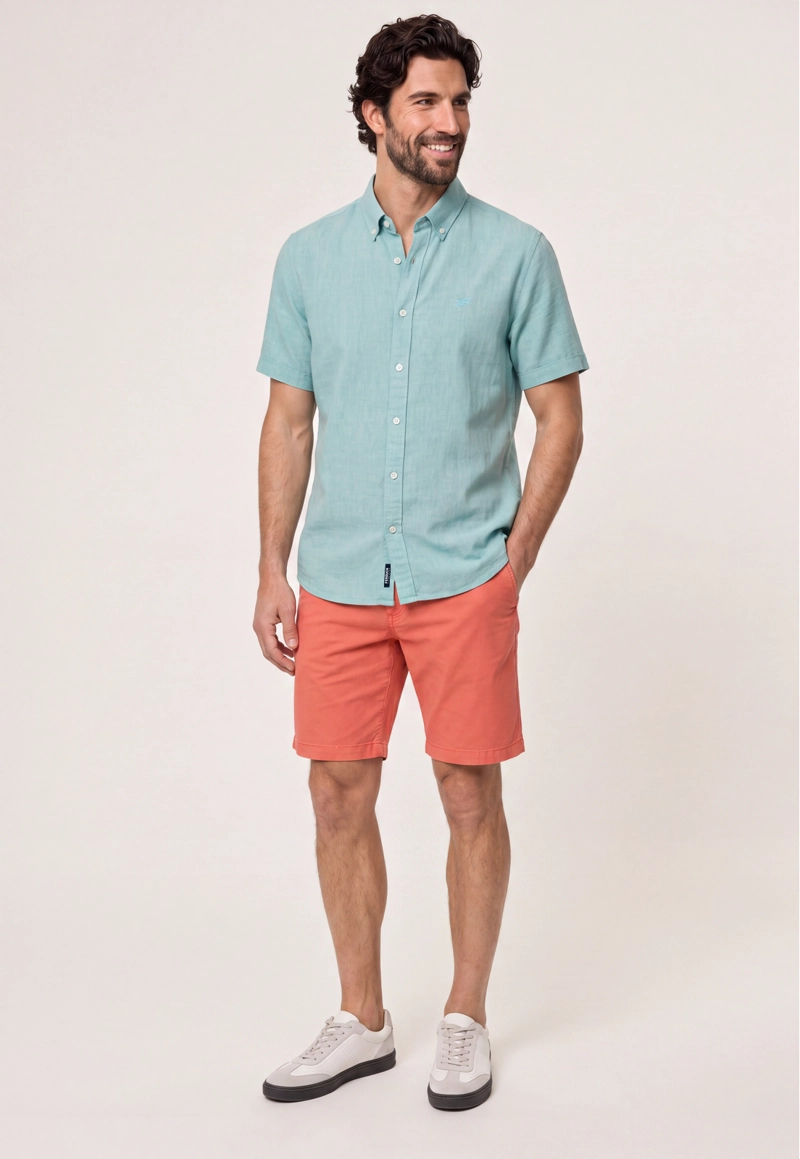 CAMISA SPORT LINO ATLANTA GREEN - 2
