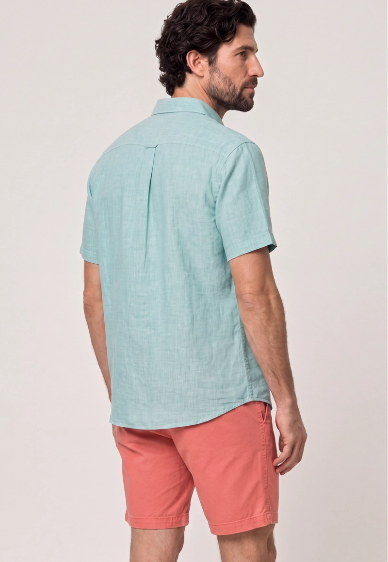 CAMISA SPORT LINO ATLANTA GREEN - 3