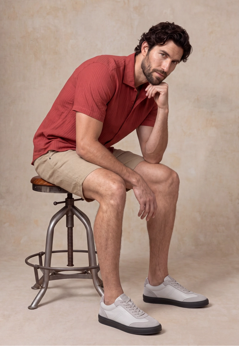 CAMISA CABOT TERRACOTA - 5