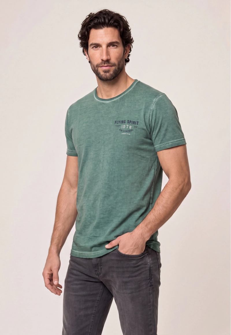 POLERA CLEVELAND DK. GREEN - 1