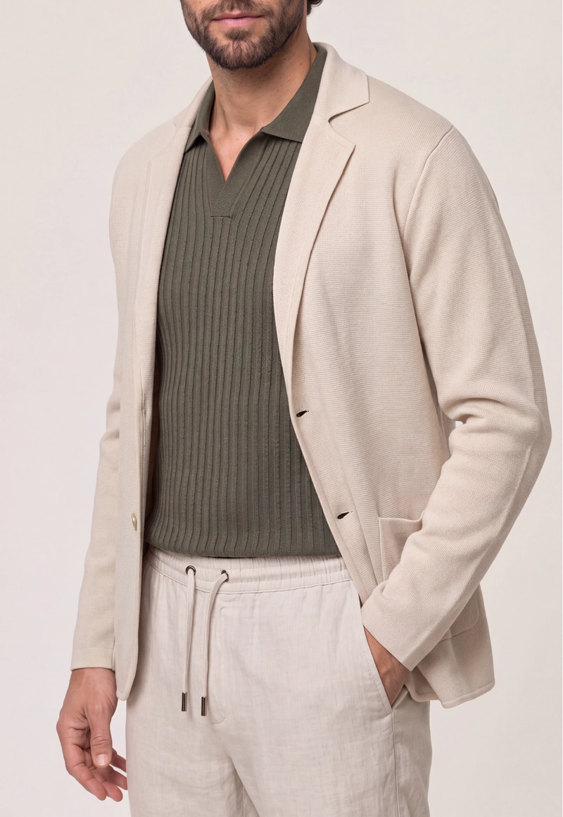 CARDIGAN OYSTER CHELSEA - 4
