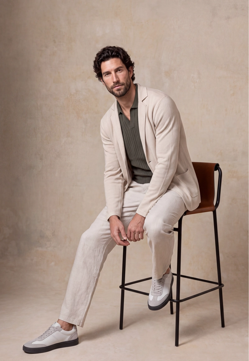 CARDIGAN CHELSEA OYSTER - 5