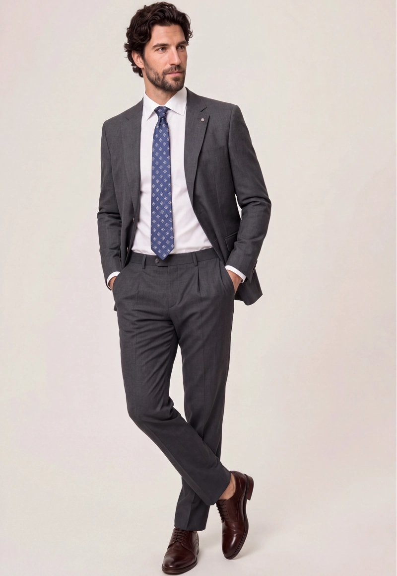 BLAZER SUIT CHARCOAL CONCORD - 2