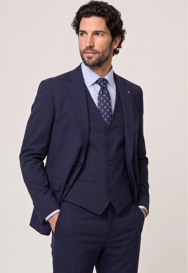 WAISTCOAT SUIT CINCINNATI NAVY - 1