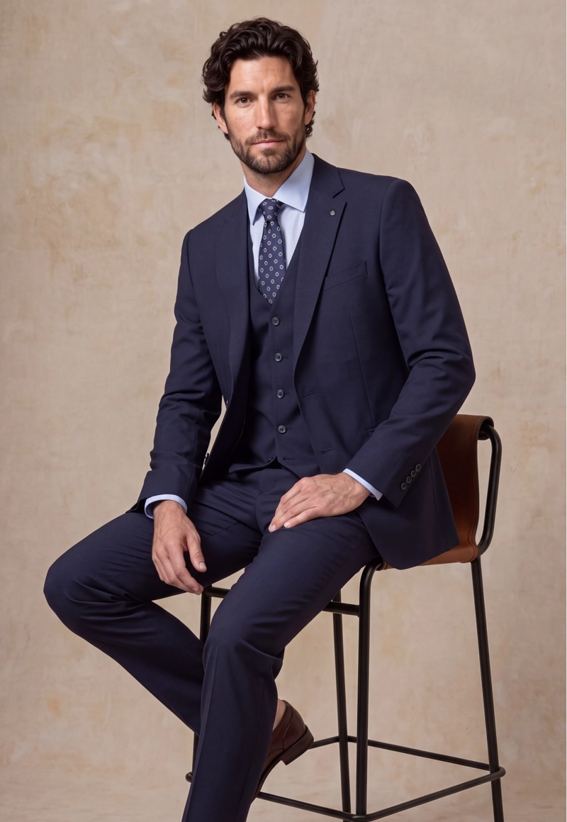 WAISTCOAT SUIT CINCINNATI NAVY - 5