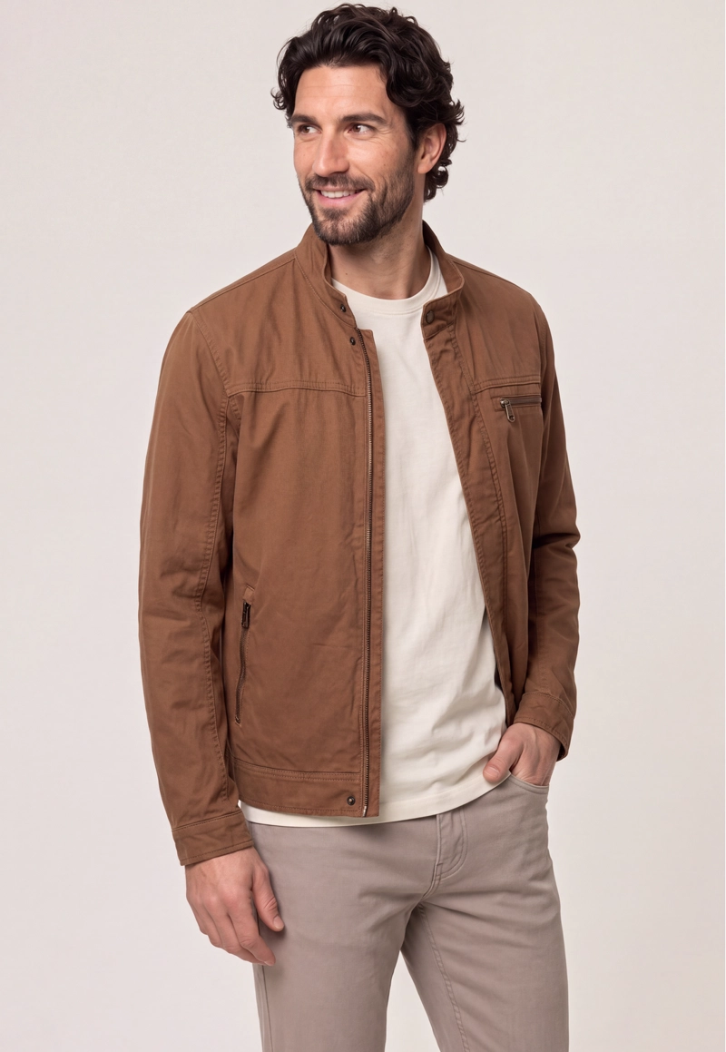CHAQUETA BELLEVUE CAMEL - 1