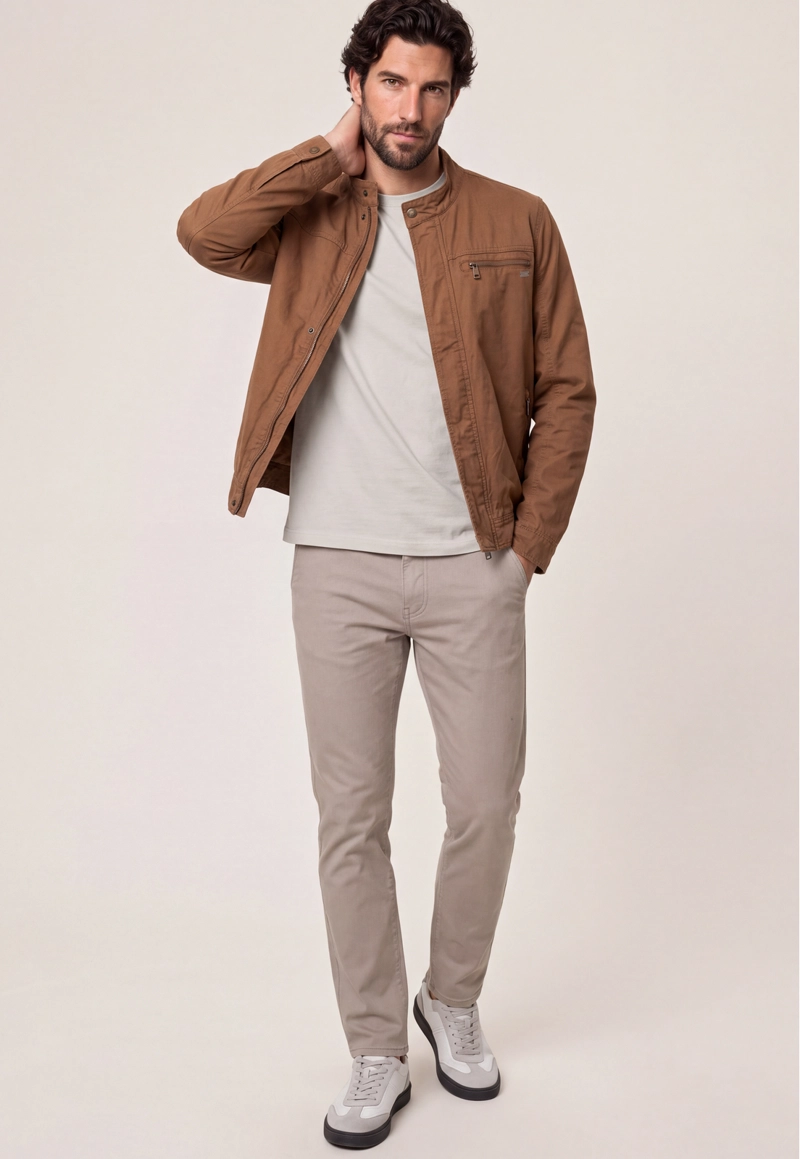 CHAQUETA BELLEVUE CAMEL - 2