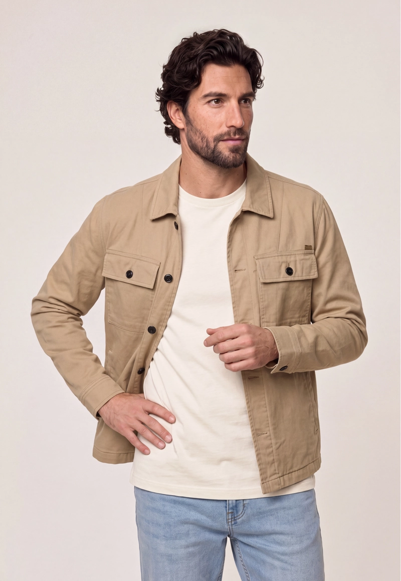 CHAQUETA CALIFORNIA KHAKI - 1