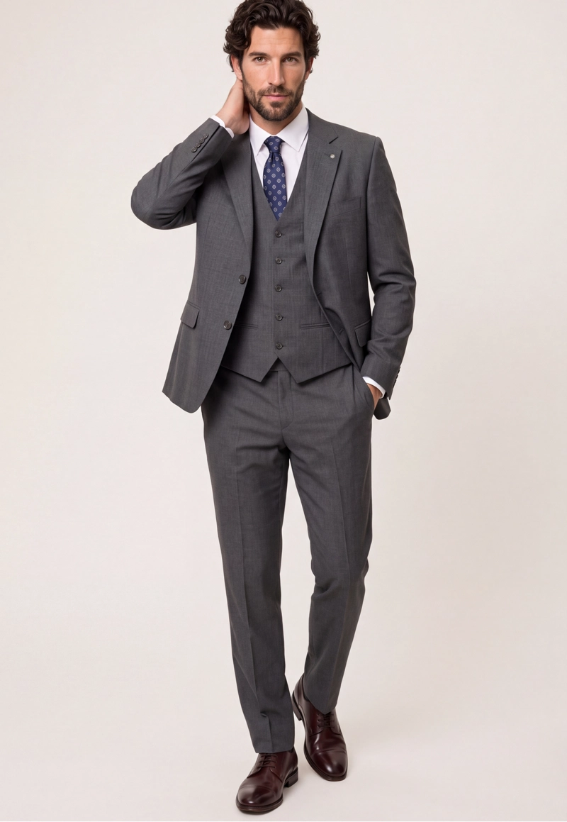 WAISTCOAT SUIT CONCORD CHARCOAL - 2