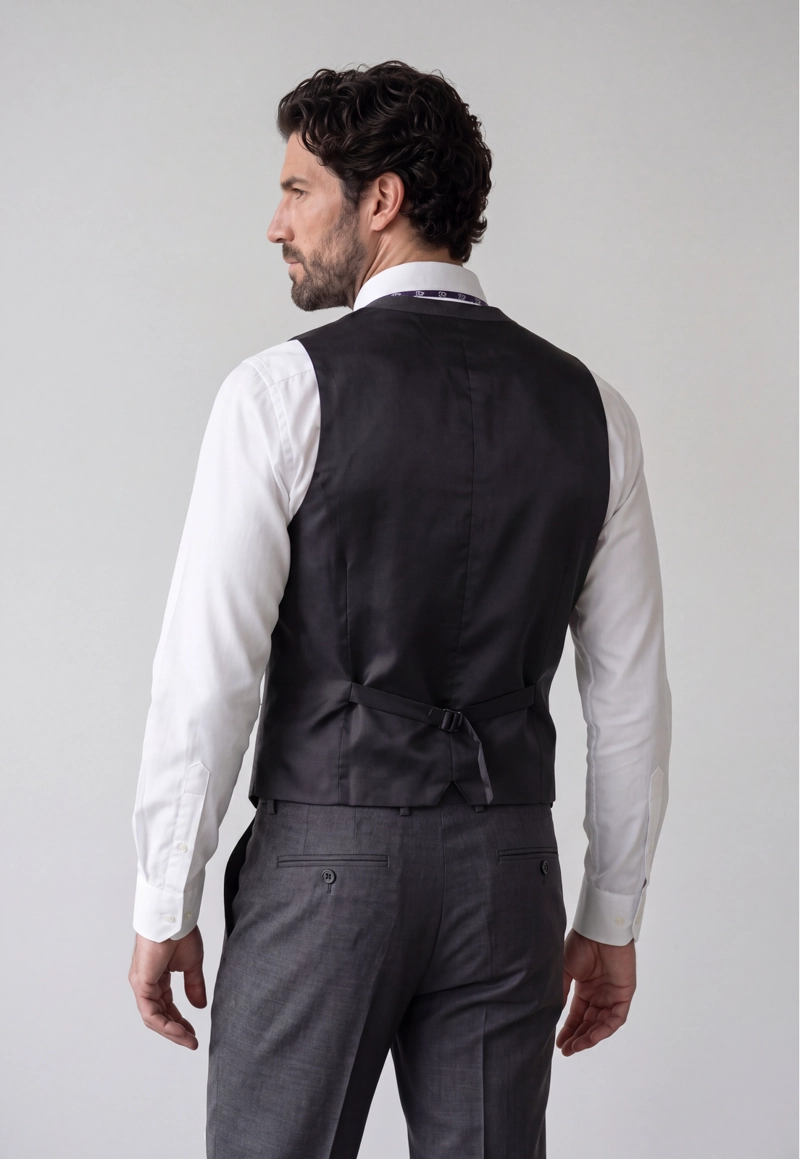 WAISTCOAT SUIT CONCORD CHARCOAL - 3