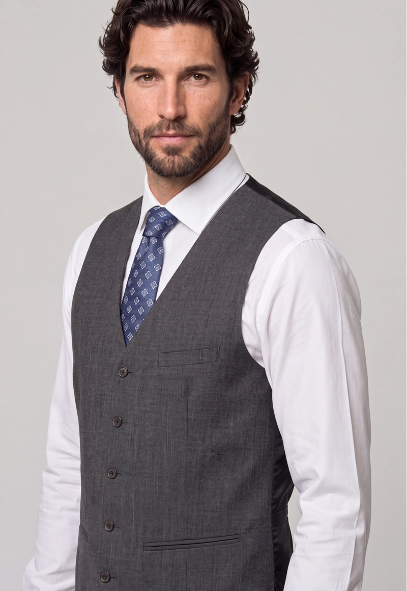 WAISTCOAT SUIT CONCORD CHARCOAL - 4