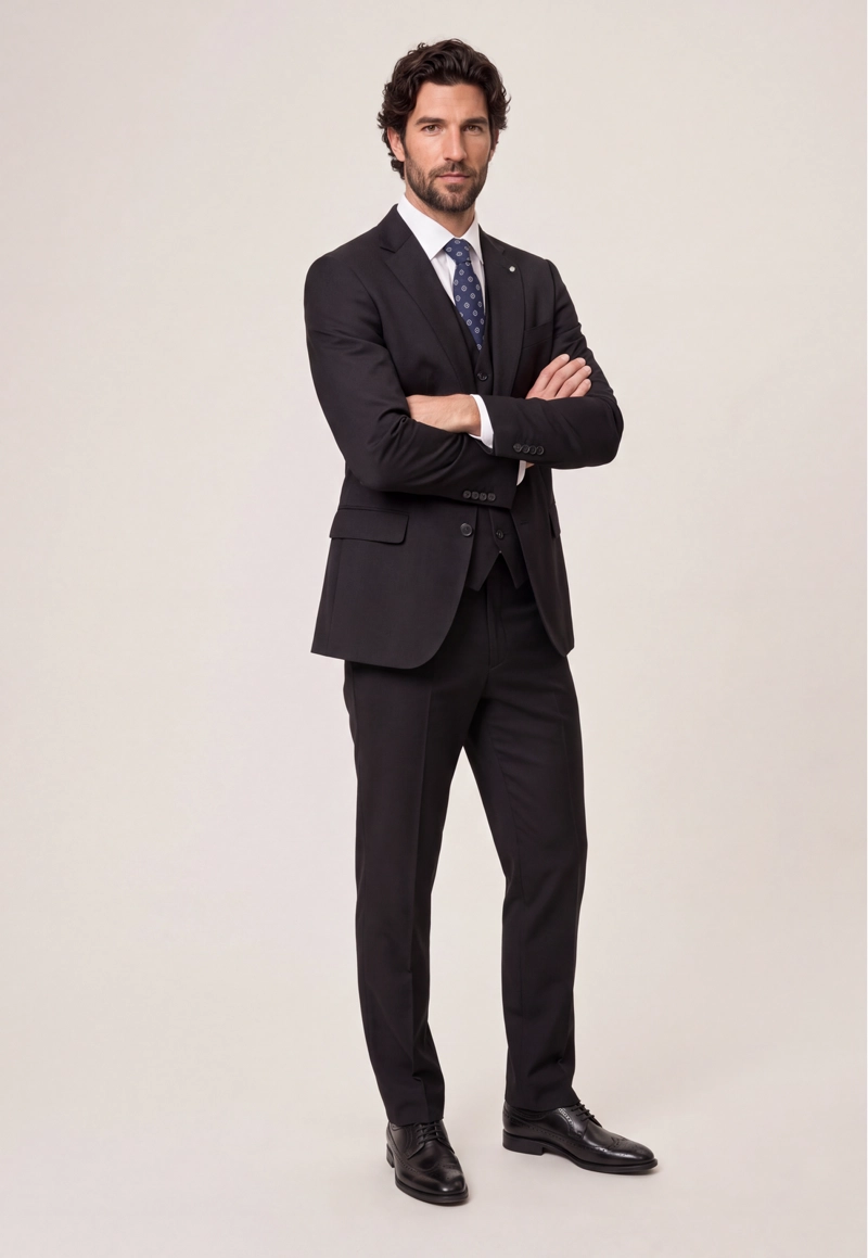 WAISTCOAT SUIT CINCINNATI BLACK - 2