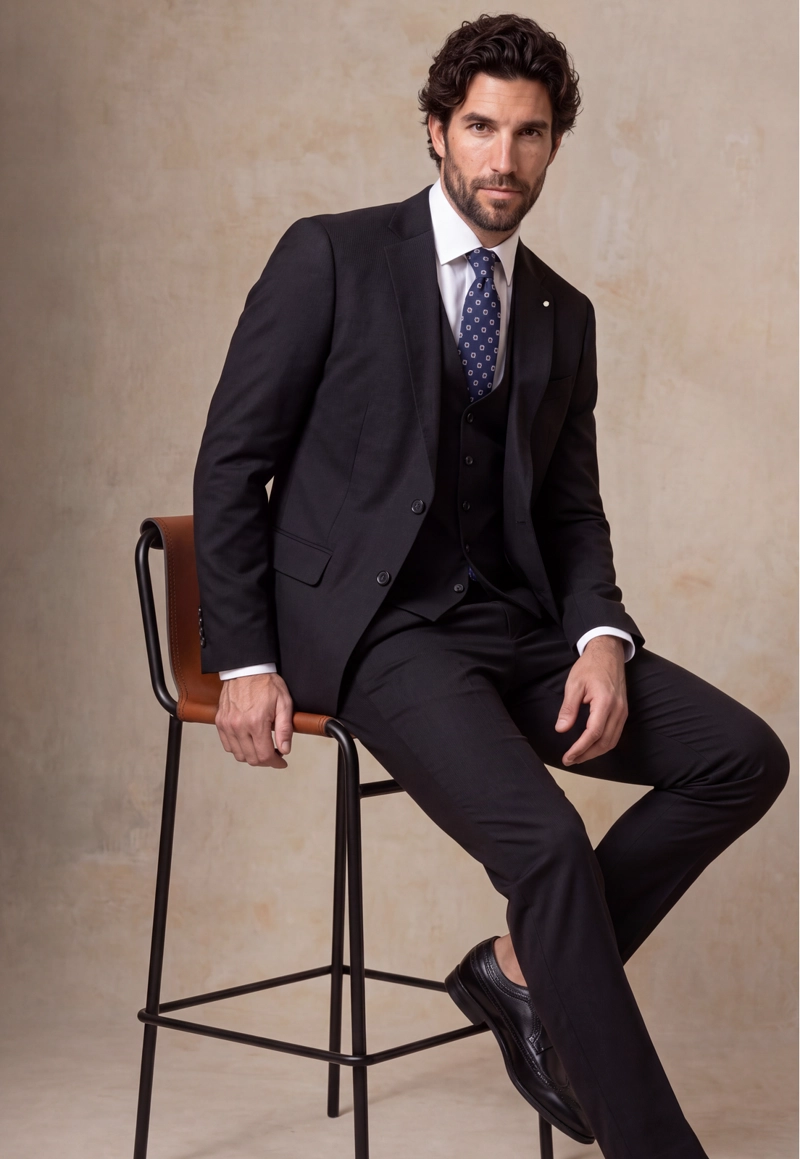 WAISTCOAT SUIT CINCINNATI BLACK - 5
